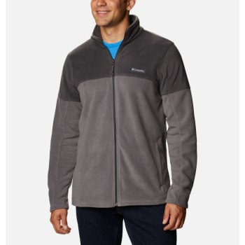 Columbia Muške Jakne - Basin Trail III Full Zip Fleece Sive | XMNG-36015